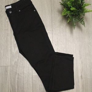 LOFT Curvy Skinny Black Denim Jeans